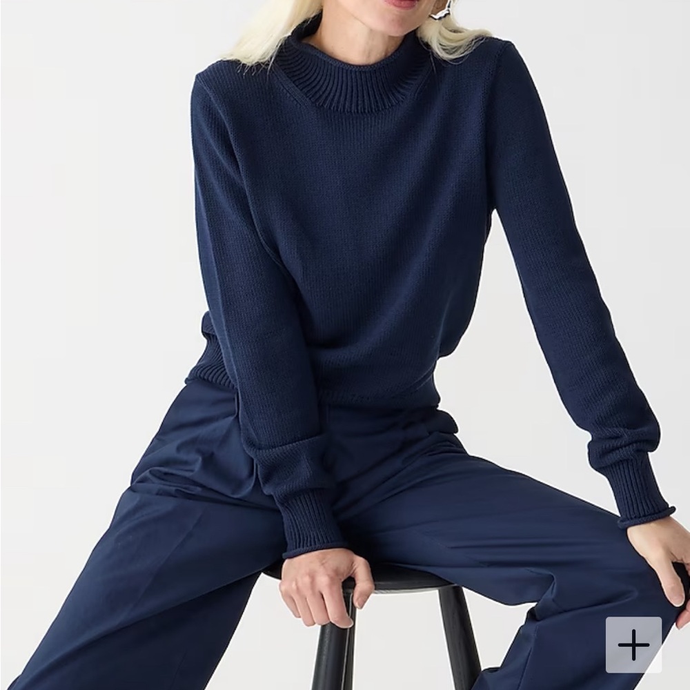 J. Crew cotton rollneck sweater